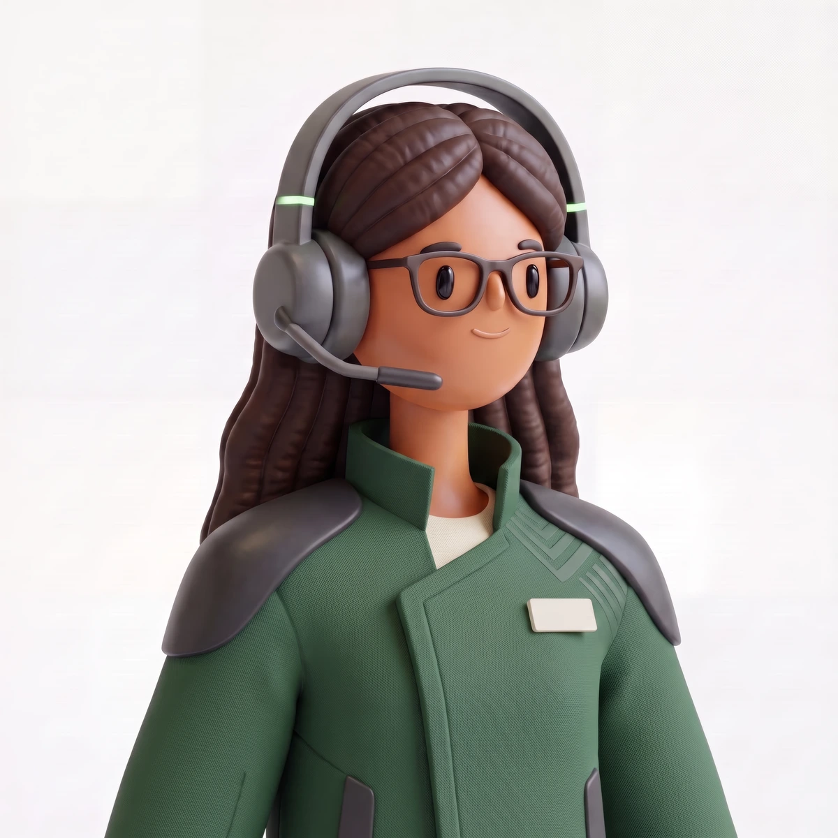 Ridge, Agent Manager — 3D character portrait
